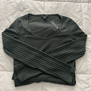 Ribbed bodysuit by pretty little thing